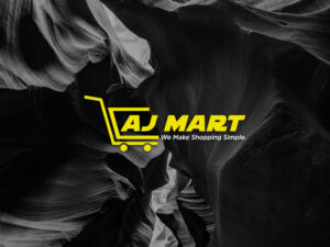 Icon-based logo for a retail company using modern gradients